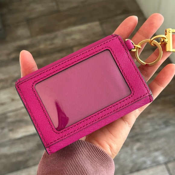 New Tory Burch Emerson chain wallet hot pink - Picture 3 of 5